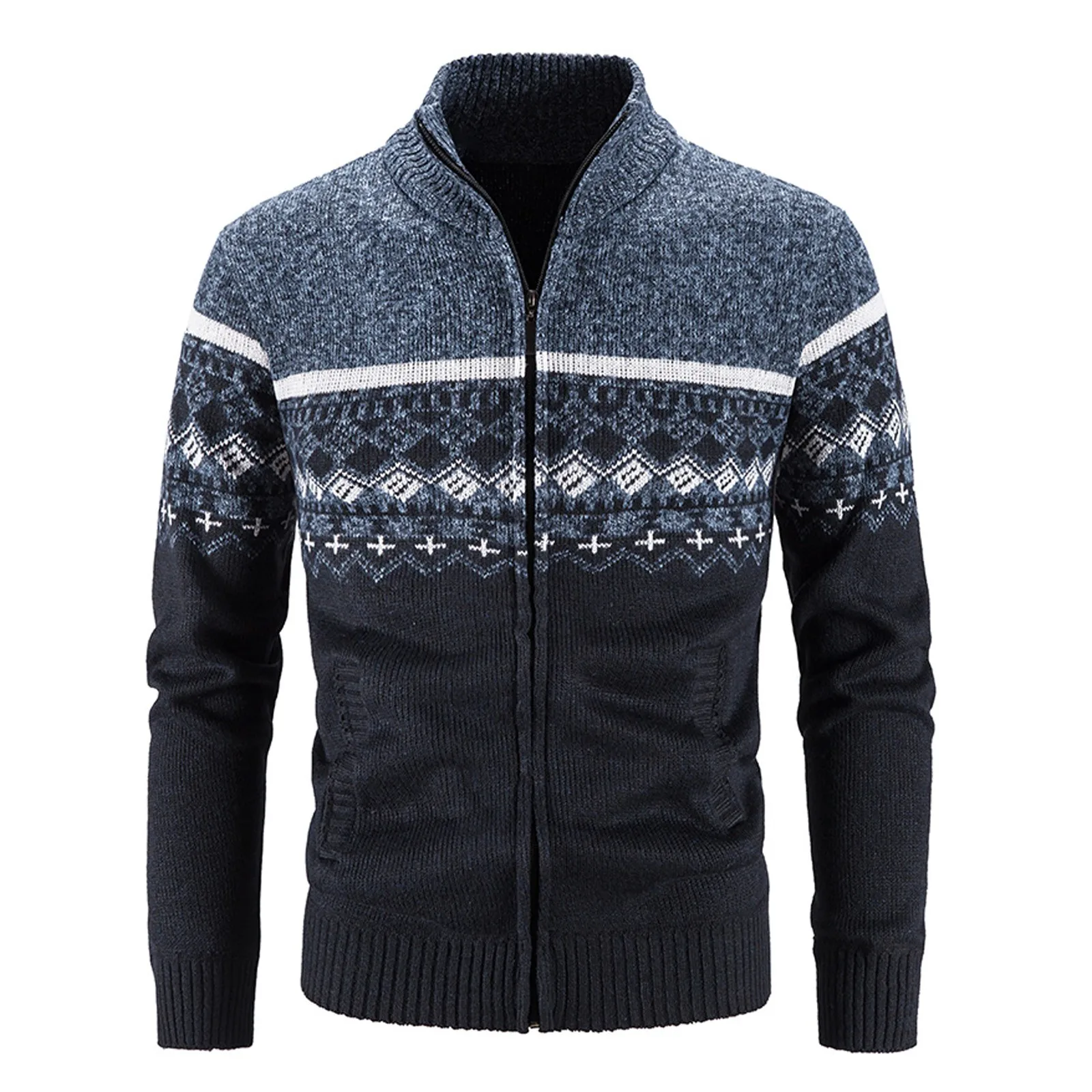 Men's Sweater Coat Jacket Autumn Winter Thick Warm Zipper Plaid Wool Sweater Cardigan Jumpers Zipper Fleece Coat Men Outerwear
Men's Sweater Coat Jacket Autumn Winter Thick Warm Zipper Plaid Wool Sweater Cardigan Jumpers Zipper Fleece Coat Men Outerwear