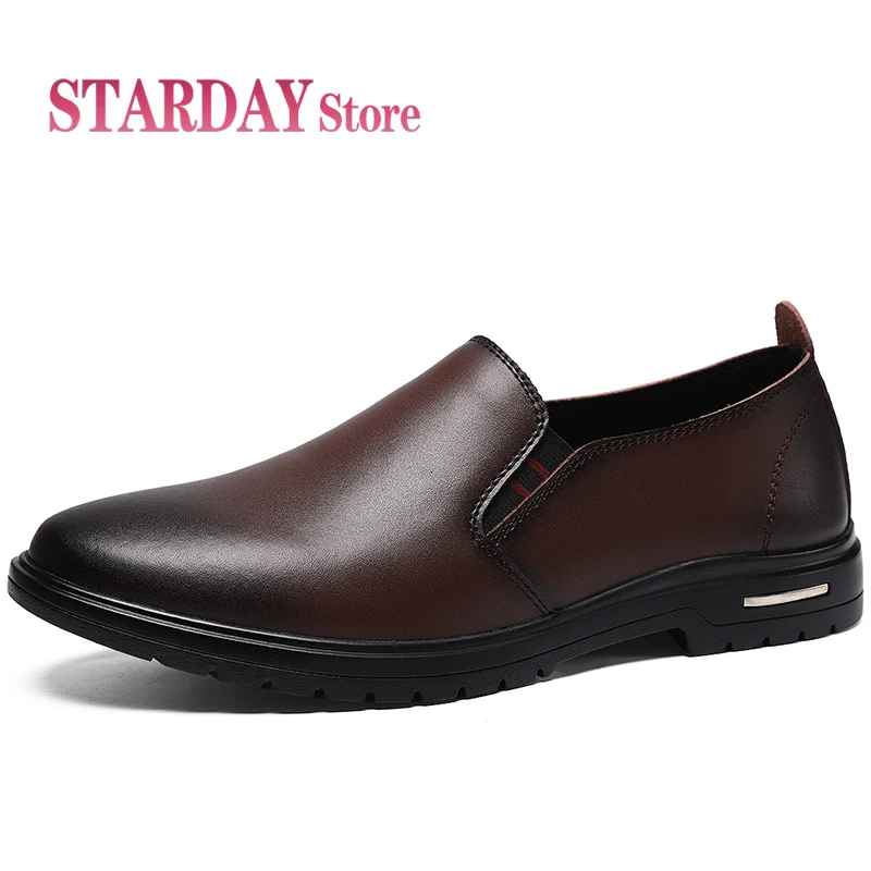New Men's Shoes Comfortable Genuine Leather Shoes Fashion Party Shoes Mens Business Office Oxfords Breathable Men Flats Loafers
New Men's Shoes Comfortable Genuine Leather Shoes Fashion Party Shoes Mens Business Office Oxfords Breathable Men Flats Loafers