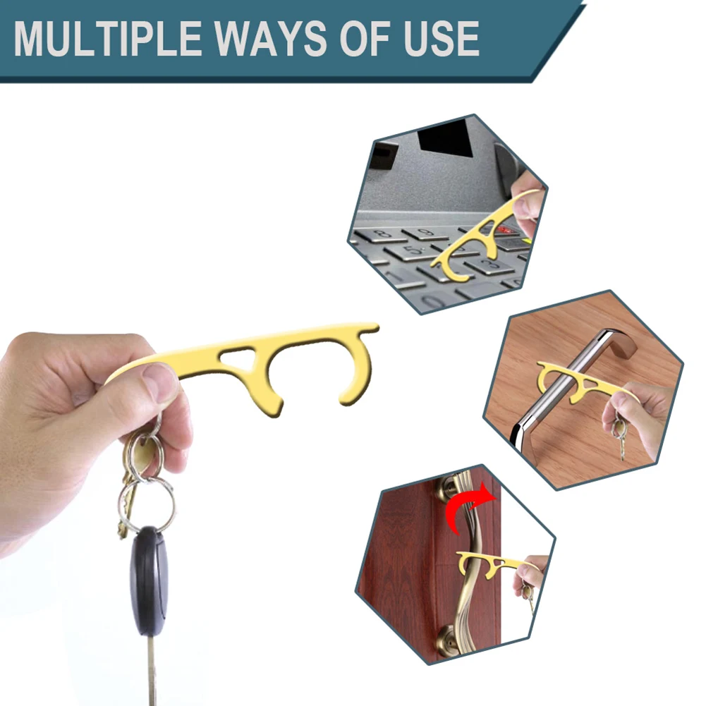 Non-Contact Door Opener Button Pusher Personal Reusable Safe Multitool Press Elevator MJJ88 
Non-Contact Door Opener Button Pusher Personal Reusable Safe Multitool Press Elevator MJJ88