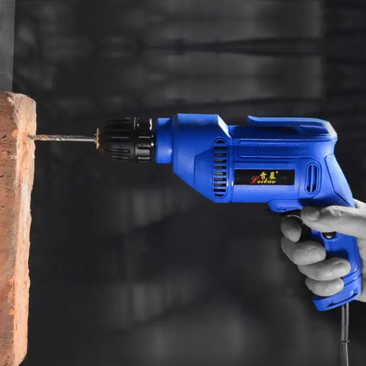 Handheld Electric Drill 220V Drill with Positive Reversal Adjustable Speed Switch for Handling Screws / Punching
Handheld Electric Drill 220V Drill with Positive Reversal Adjustable Speed Switch for Handling Screws / Punching