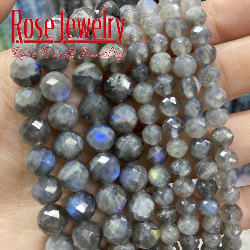 A+Natural Genuine Faceted Labradorite Beads Loose Spacer Beads For Jewelry DIY Making Bracelet Earrings Accessories 15" 6/8/10mm
A+Natural Genuine Faceted Labradorite Beads Loose Spacer Beads For Jewelry DIY Making Bracelet Earrings Accessories 15" 6/8/10mm