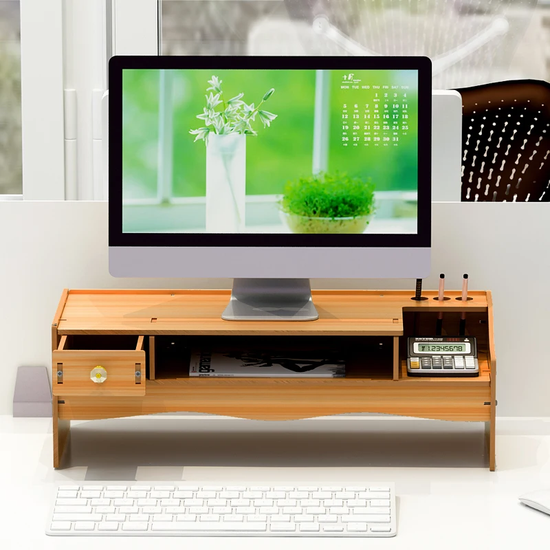 Monitor Stand Riser 2 Tiers Wood Monitor Riser Stand with Storage Organizer Desktop Ergonomic Monitor Stand Riser With Drawer
Monitor Stand Riser 2 Tiers Wood Monitor Riser Stand with Storage Organizer Desktop Ergonomic Monitor Stand Riser With Drawer
