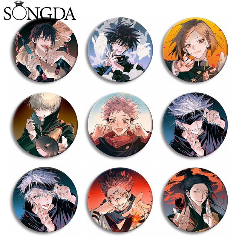 Jujutsu Kaisen Brooch Badges Japanese Anime Figures Collections Pins Gojo Satoru Clothes Backpack Lapel Pin Decorative Jewelry
Jujutsu Kaisen Brooch Badges Japanese Anime Figures Collections Pins Gojo Satoru Clothes Backpack Lapel Pin Decorative Jewelry