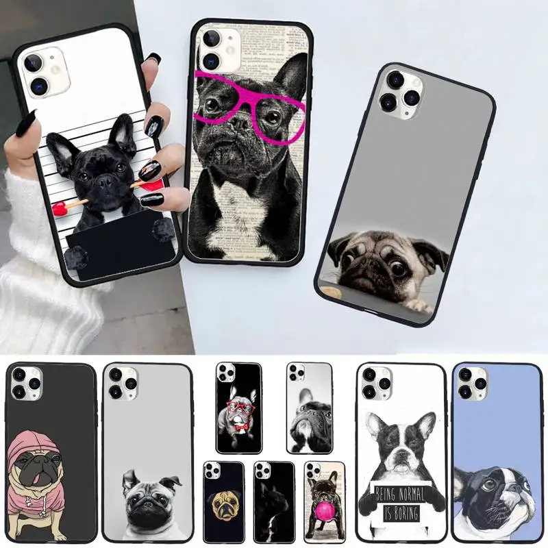 Cute Funny French Bulldog Phone Case for iPhone 11 12 mini pro XS MAX 8 7 6 6S Plus X 5S SE 2020 XR shell
Cute Funny French Bulldog Phone Case for iPhone 11 12 mini pro XS MAX 8 7 6 6S Plus X 5S SE 2020 XR shell