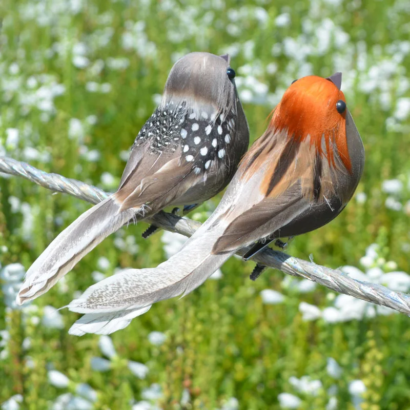 4Pcs Random Color Foam Feather Artificial Birds Miniature Vividly Sparrow Xmas Tree Outdoor Yard Ornaments Garden Decoration
4Pcs Random Color Foam Feather Artificial Birds Miniature Vividly Sparrow Xmas Tree Outdoor Yard Ornaments Garden Decoration