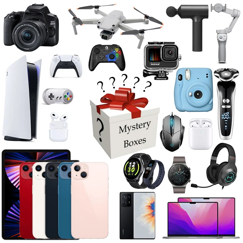 2022 Lucky Mystery Surprise Blind Box Premium Electronic Product :Mobile Phone, Tablet Computer, Wireless Earphone Watches
2022 Lucky Mystery Surprise Blind Box Premium Electronic Product :Mobile Phone, Tablet Computer, Wireless Earphone Watches