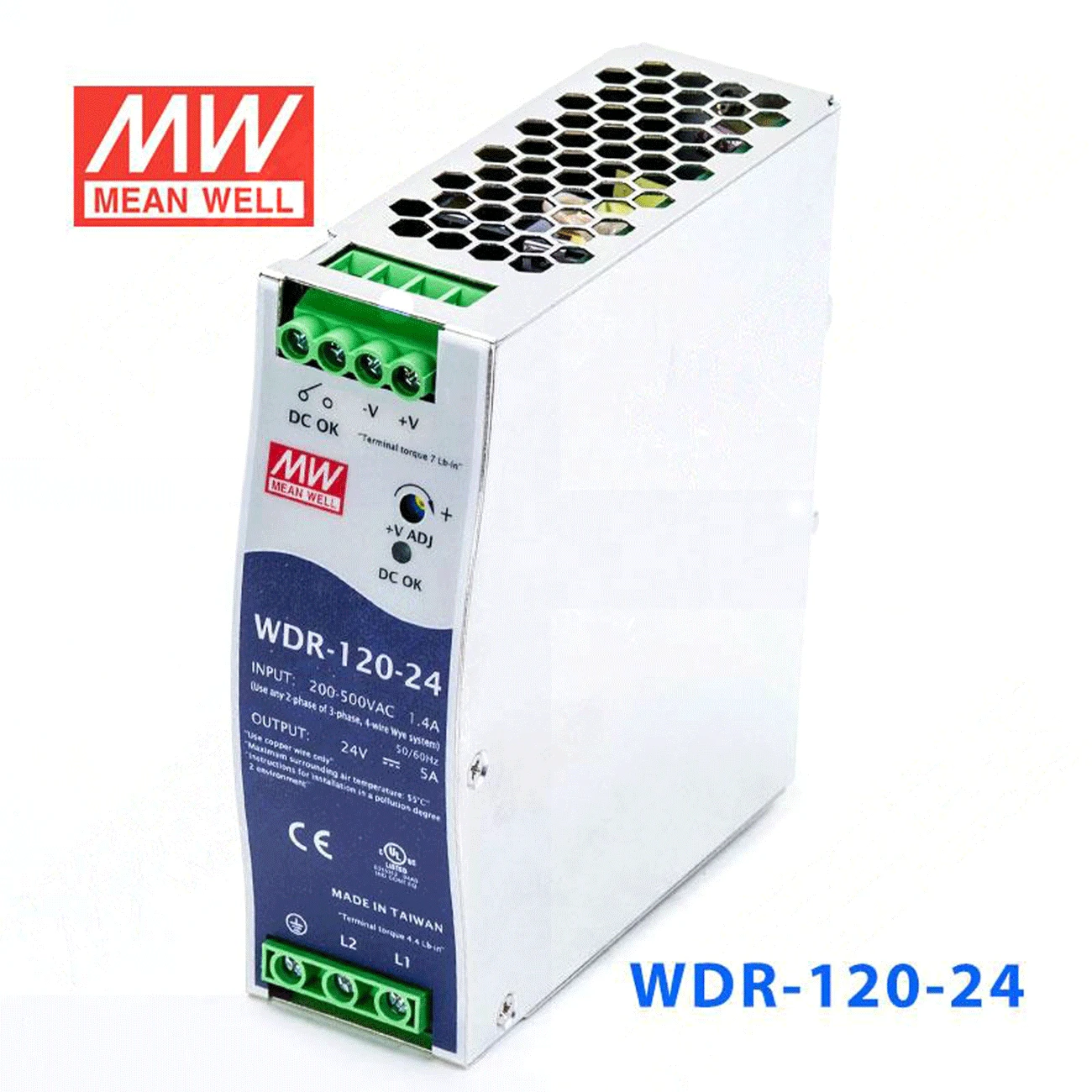Специальные предложения MEAN WELL WDR 120 24 24V 5A meanwell 120W одиночный выход промышленный din
