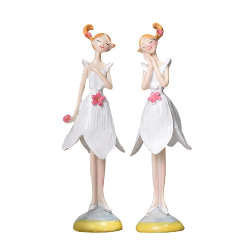 Q0KF Resin White Angel Figurines Flower Fairy Girl Doll Beautiful Desktop Ornaments For Home New Year Decoration
Q0KF Resin White Angel Figurines Flower Fairy Girl Doll Beautiful Desktop Ornaments For Home New Year Decoration
