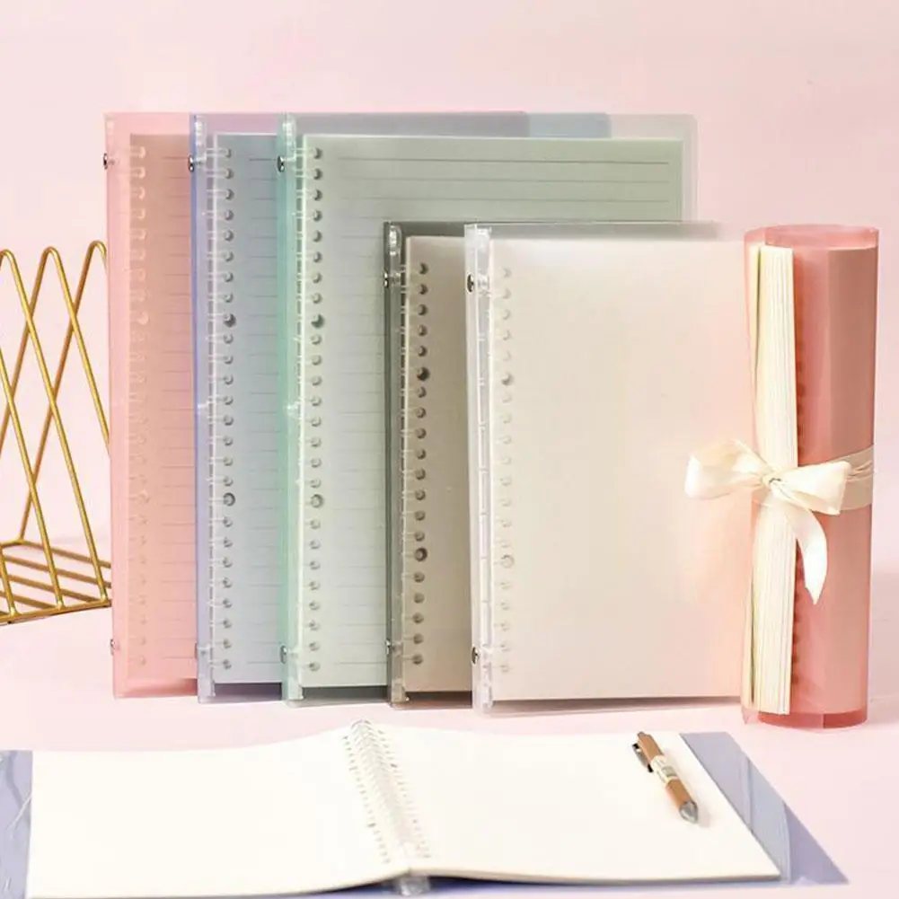 1pc Transparent Macaron Note Book Loose Leaf Inner Notebook B5 Core Plan A5 Diary Binder School Supplies Office Binder Ring X0b3
1pc Transparent Macaron Note Book Loose Leaf Inner Notebook B5 Core Plan A5 Diary Binder School Supplies Office Binder Ring X0b3