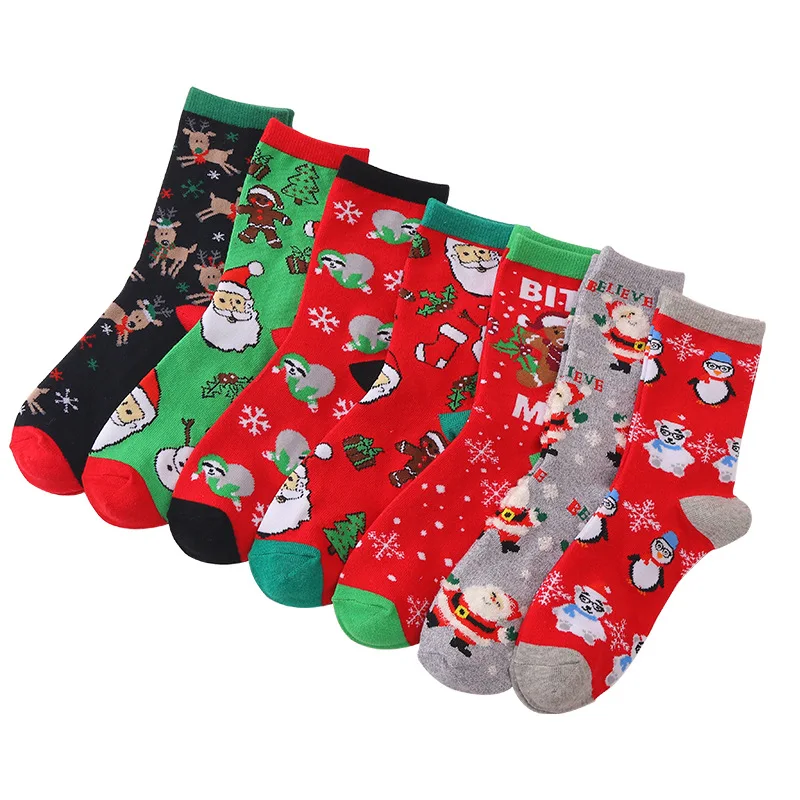 Christmas Socks Women Funny Santa Claus Christmas Tree Snow Elk Cotton Socks Men New Year Christmas ornaments Socks for Girls
Christmas Socks Women Funny Santa Claus Christmas Tree Snow Elk Cotton Socks Men New Year Christmas ornaments Socks for Girls