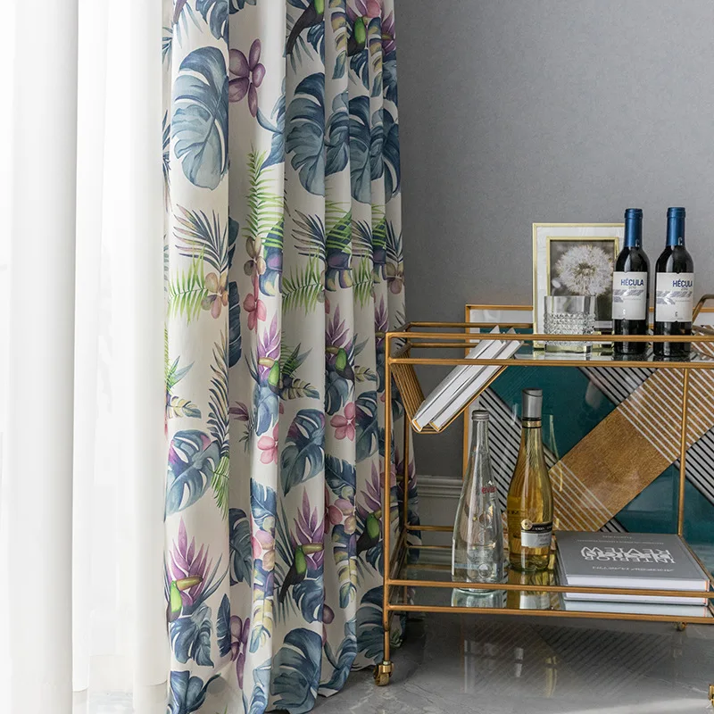 Nordic Style Iris and Birds Curtains for Living Room Bedroom Modern Minimalist Polyester Cotton Printing Curtain Decoration
Nordic Style Iris and Birds Curtains for Living Room Bedroom Modern Minimalist Polyester Cotton Printing Curtain Decoration