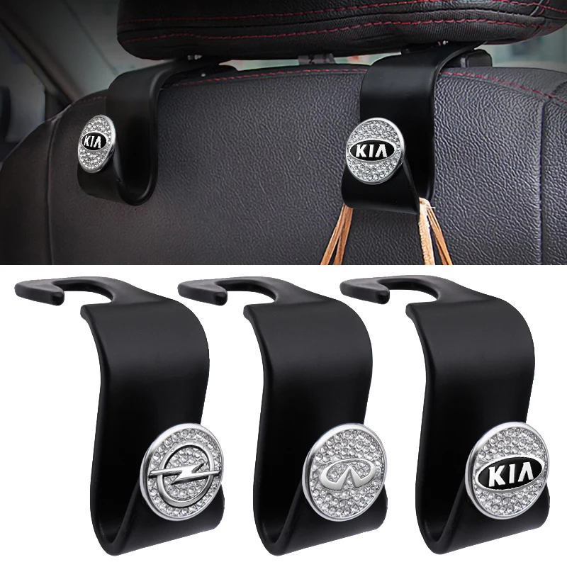 2pcs Car Seat Headrest Hanger Bag Hook Auto Styling Emblem Badge Interior Accessories For Nissan BMW Mercedes Audi MINI Volvo
2pcs Car Seat Headrest Hanger Bag Hook Auto Styling Emblem Badge Interior Accessories For Nissan BMW Mercedes Audi MINI Volvo