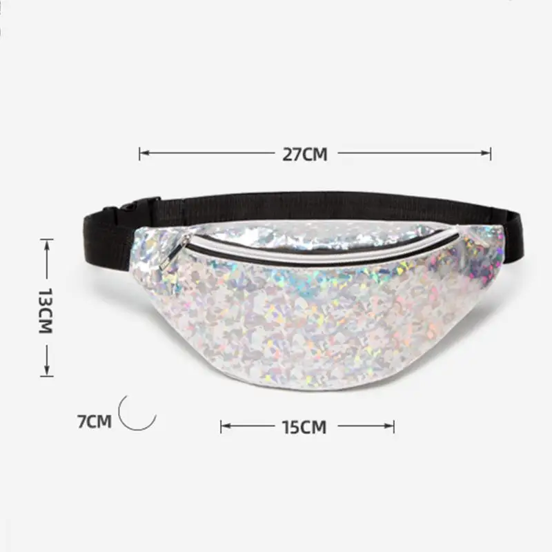 Women Laser Waterproof Waist Packs PU Leather Fanny Pack Female Belt Bag Ladies Semicircle Sport Chest Bags Phone Pouch Wallet
Women Laser Waterproof Waist Packs PU Leather Fanny Pack Female Belt Bag Ladies Semicircle Sport Chest Bags Phone Pouch Wallet