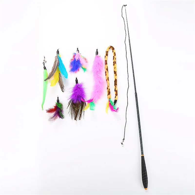Pet Cat Toy Set Cat Toy Cat Teaser Multi-Color Feather Gift Extra-value Combination Pieces of Sets
Pet Cat Toy Set Cat Toy Cat Teaser Multi-Color Feather Gift Extra-value Combination Pieces of Sets