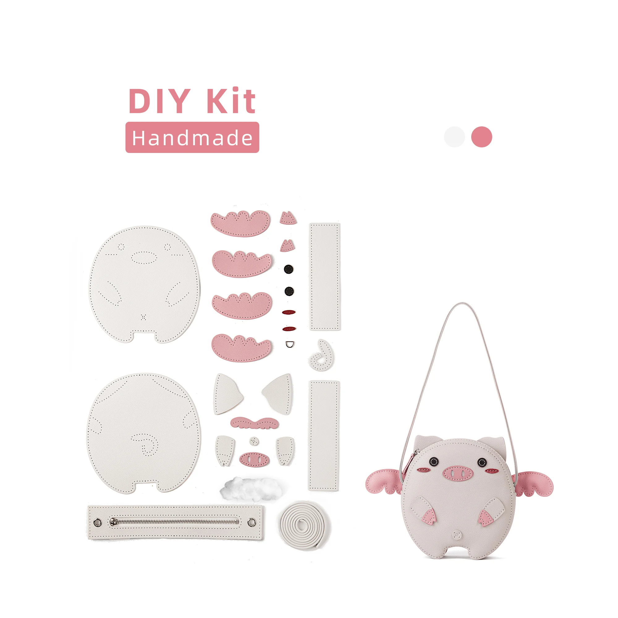 Швейная рыба 2021 S1 Новая мода DIY кожаный набор милый поросенок мультфильм ручной работы сумка на плечо DB710
Швейная рыба 2021 S1 Новая мода DIY кожаный набор милый поросенок мультфильм ручной работы сумка на плечо DB710