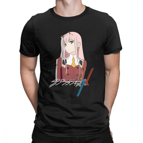 Darling In The Franxx DarliFra Zero Two T Shirt for Man Short Sleeved Tees Cotton T-Shirt Retro Gift Men Cotton Tees Streetwear
Darling In The Franxx DarliFra Zero Two T Shirt for Man Short Sleeved Tees Cotton T-Shirt Retro Gift Men Cotton Tees Streetwear