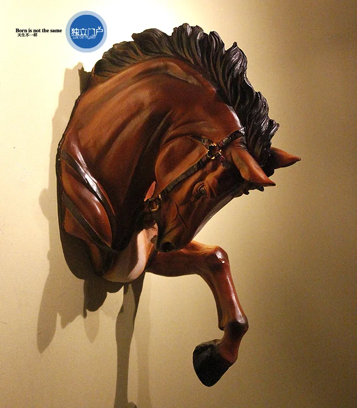 American Country European Resin Horsehead Wall Hanging Warhorse Big 51cm Head Home Club Bar Retro Decoration Crafts Art
American Country European Resin Horsehead Wall Hanging Warhorse Big 51cm Head Home Club Bar Retro Decoration Crafts Art