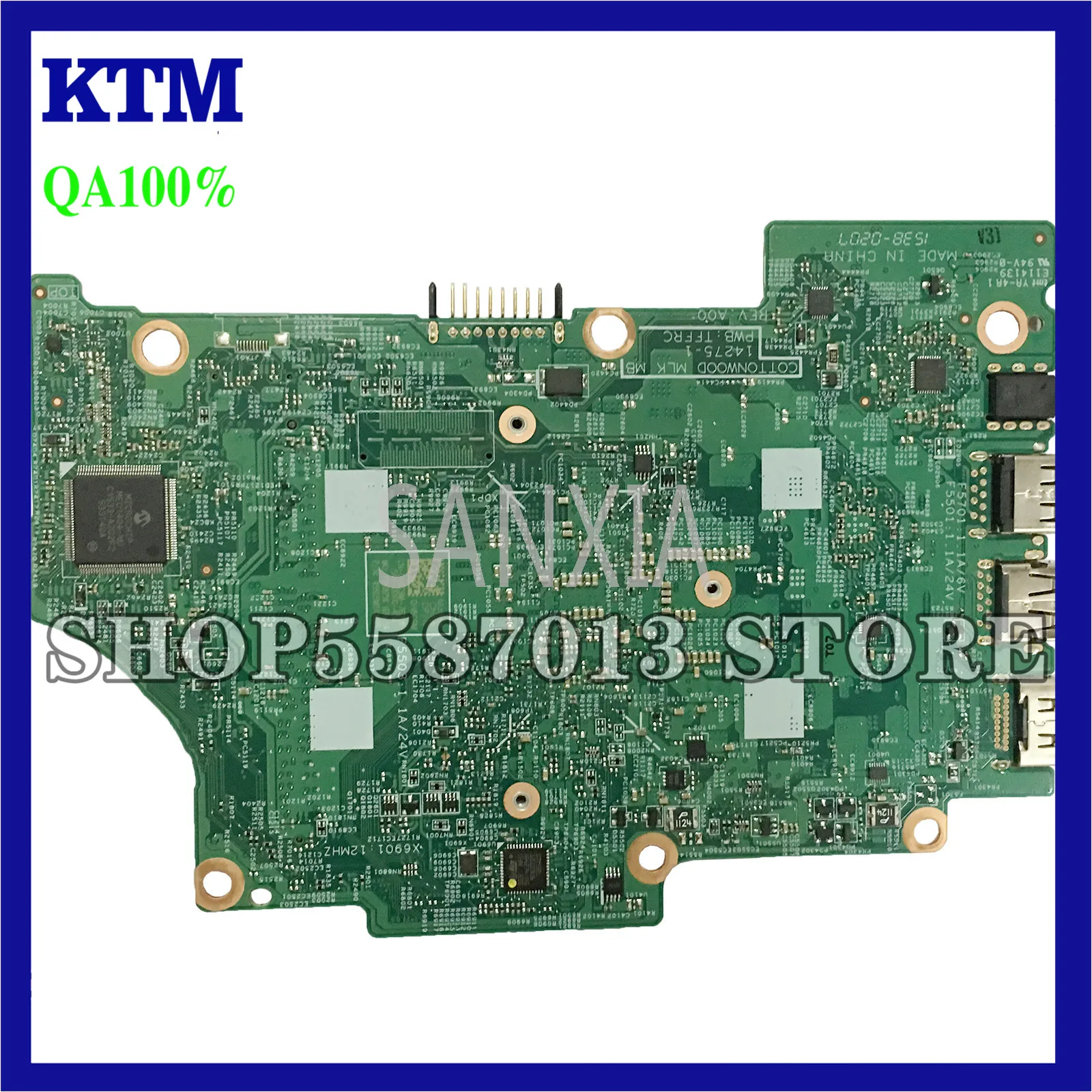 KEFU 14275-1 Laptop motherboard for Dell Inspiron 13-7359 original mainboard I7-6500U
KEFU 14275-1 Laptop motherboard for Dell Inspiron 13-7359 original mainboard I7-6500U