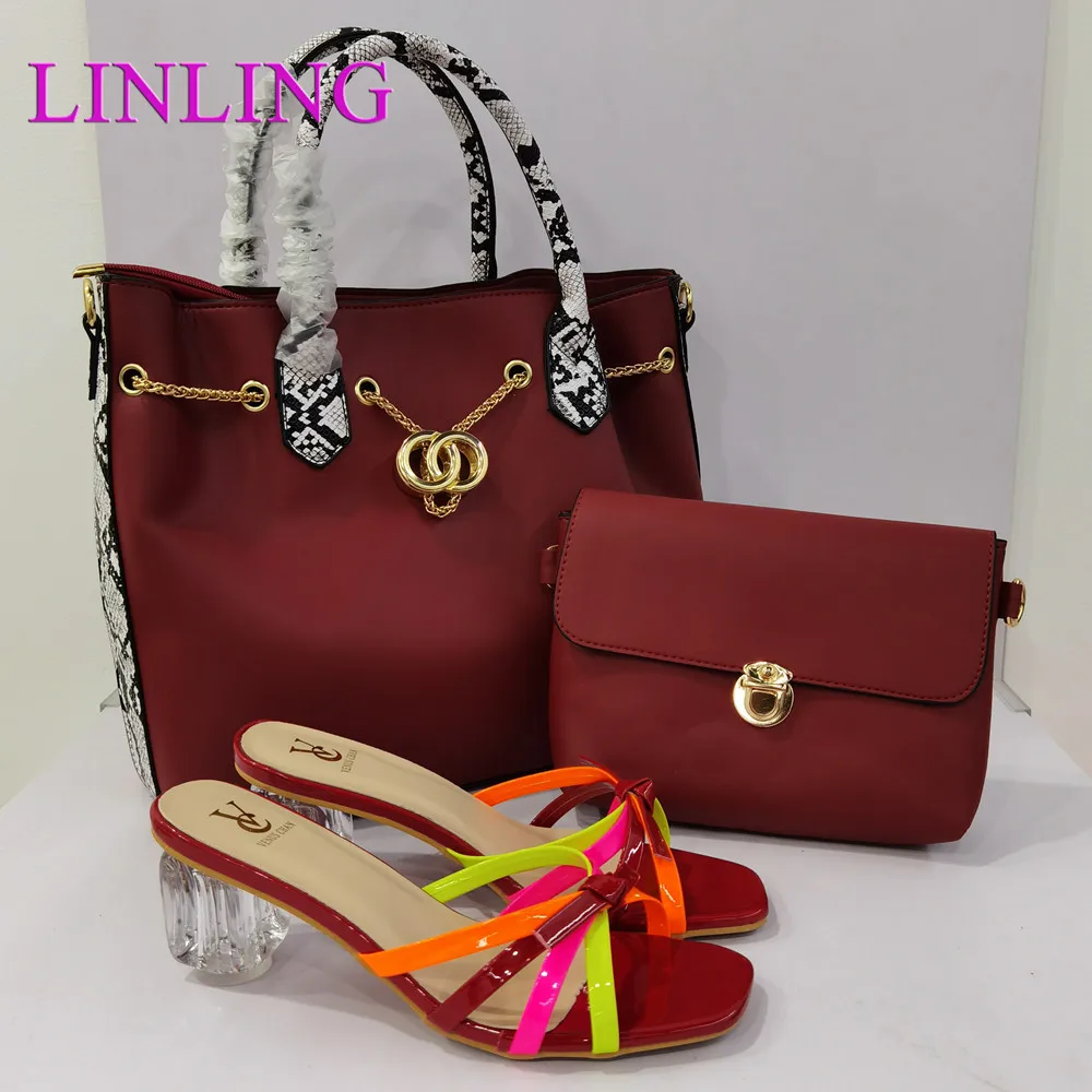Light Arrival Italian design Ladies Wedding Shoes and Bag Set Decorated with Rhinestone African Matching Shoes and Bags In Coral
Light Arrival Italian design Ladies Wedding Shoes and Bag Set Decorated with Rhinestone African Matching Shoes and Bags In Coral