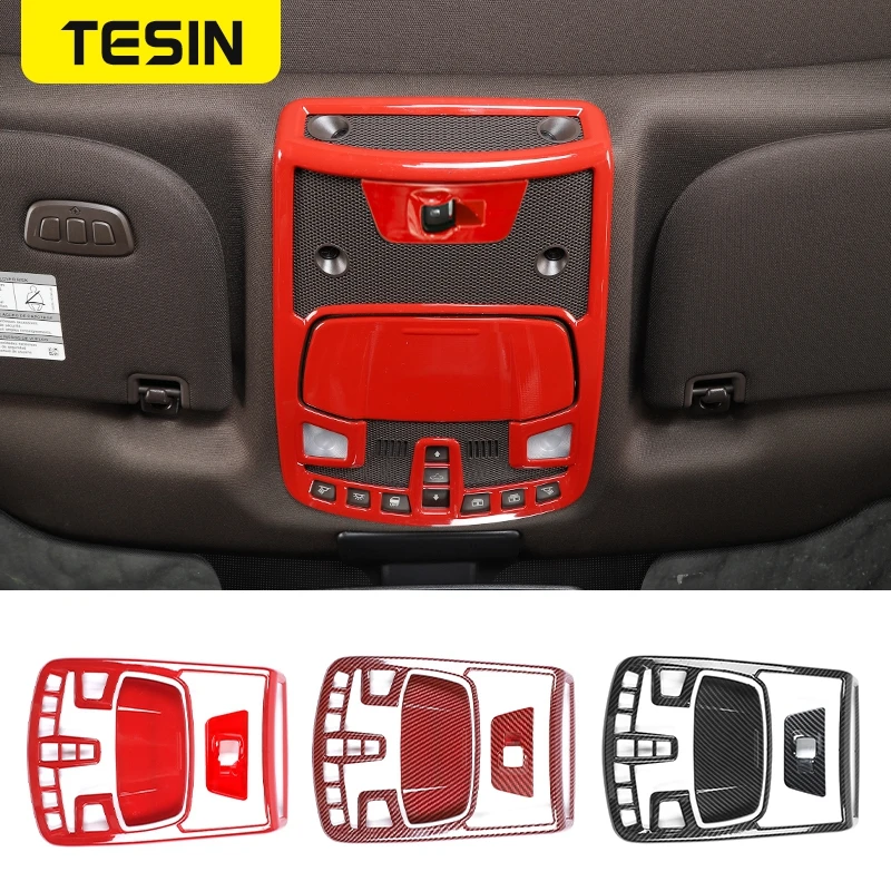 TESIN Car Roof Reading Light Lamp Decor Cover For Ford F150 Car Rear Small Window Switch Button Decor Cover For Ford F150 2015+
TESIN Car Roof Reading Light Lamp Decor Cover For Ford F150 Car Rear Small Window Switch Button Decor Cover For Ford F150 2015+