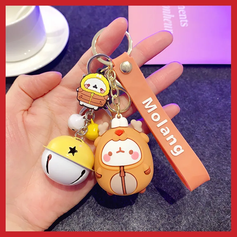 New Molang Rabbit Korean Cartoon Keychain Cute And Exquisite Pvc Cartoon Doll Key Chain Hanging Decoration Keyring Accessories
New Molang Rabbit Korean Cartoon Keychain Cute And Exquisite Pvc Cartoon Doll Key Chain Hanging Decoration Keyring Accessories