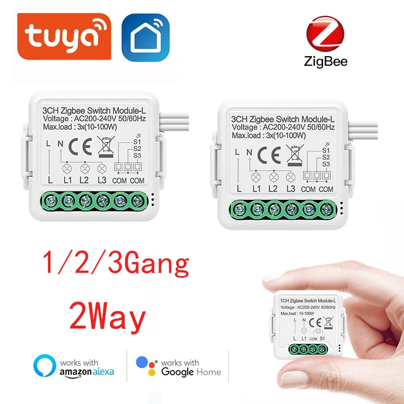Умный выключатель света Zigbee 1/2/3 Gang Tuya, двухстороннее управление «сделай сам», мини-выключатель, голосовое управление, работает с Alexa Google Home
Умный выключатель света Zigbee 1/2/3 Gang Tuya, двухстороннее управление «сделай сам», мини-выключатель, голосовое управление, работает с Alexa Google Home