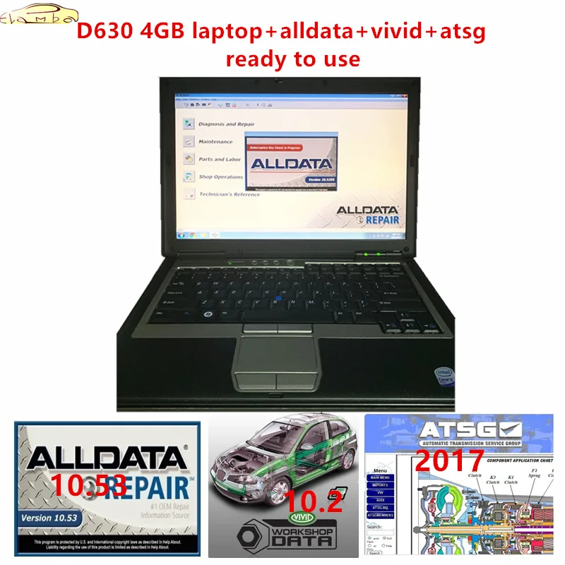 Лидер продаж 2021 программное обеспечение для ремонта автомобиля all data 10 53 alldata vivid