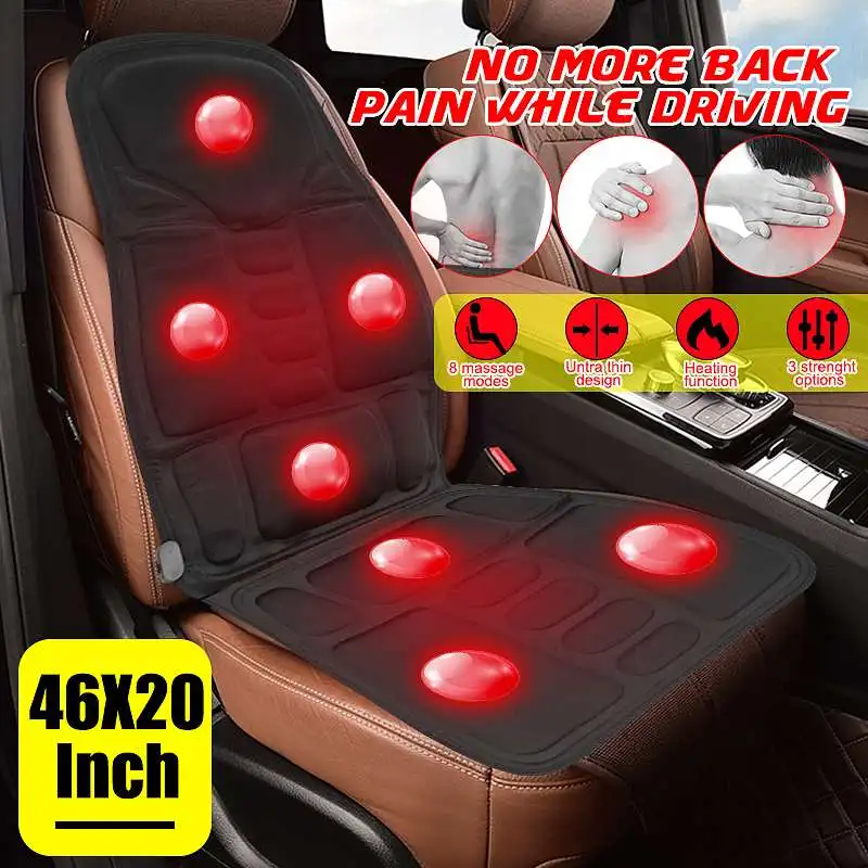 Multifunctional 12V electric heated cushion Car Chair Body Massage Heat Mat Seat Cover Cushion Neck Pain Lumbar Support Pad Back
Multifunctional 12V electric heated cushion Car Chair Body Massage Heat Mat Seat Cover Cushion Neck Pain Lumbar Support Pad Back