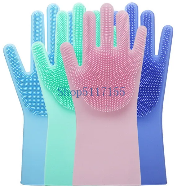 

100 пар, силиконовые резиновые перчатки для мытья посуды