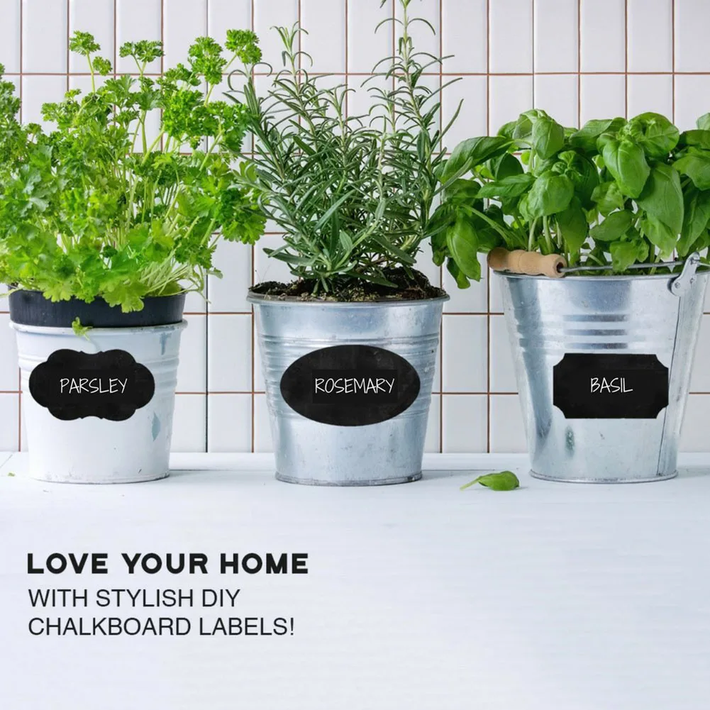 250Pcs/Roll Waterproof Chalkboard Label Sticker Pantry Storage Stickers for Kitchen Jars Removable Blackboard Sticker Stationery
250Pcs/Roll Waterproof Chalkboard Label Sticker Pantry Storage Stickers for Kitchen Jars Removable Blackboard Sticker Stationery