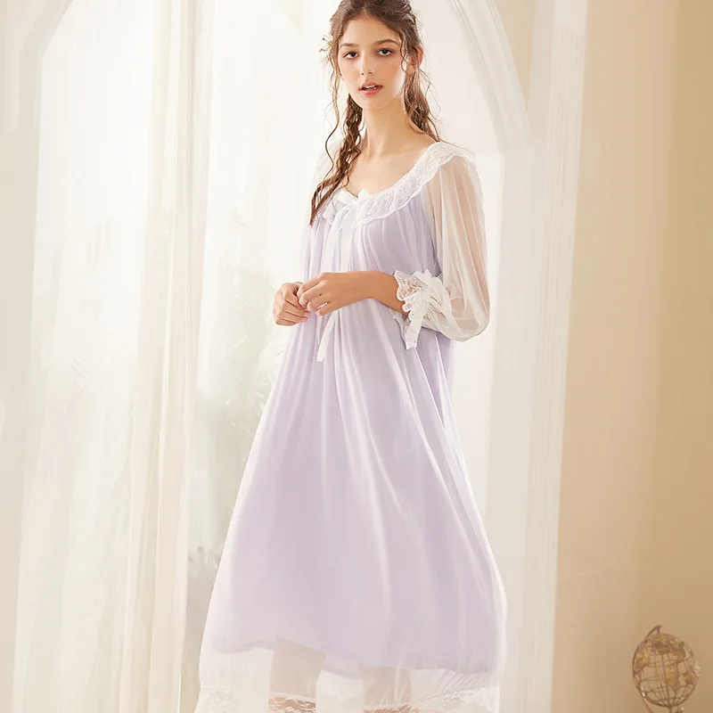 Roseheart Women Fashion Yellow Homewear Sexy Sleepwear Nightdress Lace Nightwear Long Luxury Nightgown Court Gown
Roseheart Women Fashion Yellow Homewear Sexy Sleepwear Nightdress Lace Nightwear Long Luxury Nightgown Court Gown