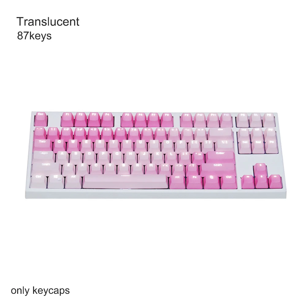 87 104 108 Keys Office PBT Gaming Accessories Computer Colorful Replacement Keycap Set Mechanical Keyboard Decoration Ergonomic
87 104 108 Keys Office PBT Gaming Accessories Computer Colorful Replacement Keycap Set Mechanical Keyboard Decoration Ergonomic