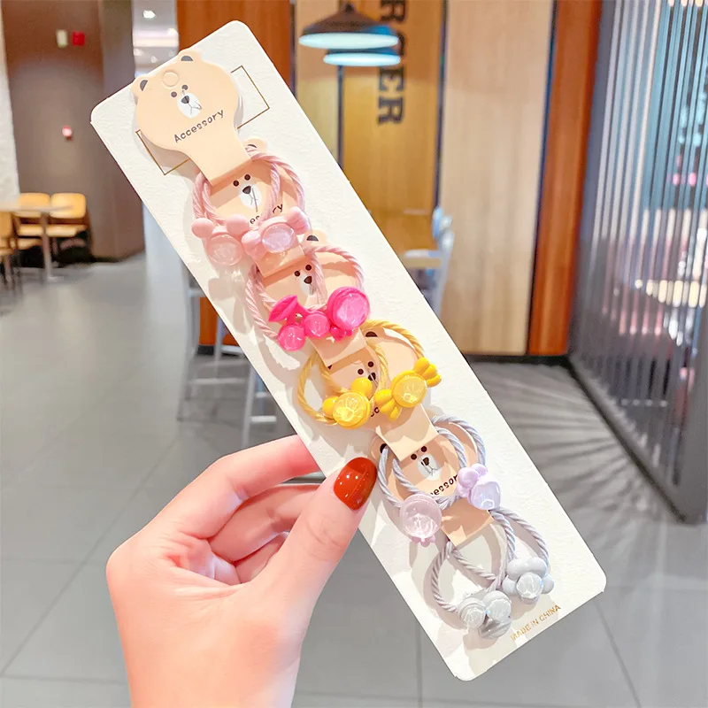 10PCS/Set Cartoon Fruit Flower Elastic Hair Bands Children Girl Rubber Bands Hair Ties Scrunchie Headwear Sweet Hair Accessories 
10PCS/Set Cartoon Fruit Flower Elastic Hair Bands Children Girl Rubber Bands Hair Ties Scrunchie Headwear Sweet Hair Accessories