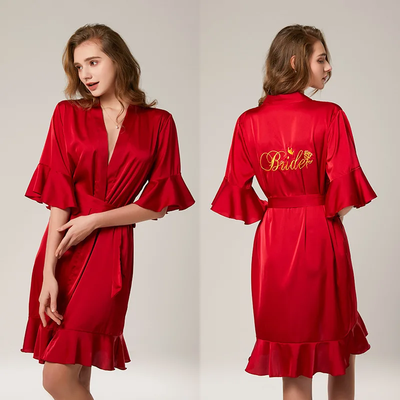 Женская ночная рубашка в волнистую полоску, красный праздничный тонкий Шелковый кардиган, халат, Женская праздничная одежда для макияжа, св...
Женская ночная рубашка в волнистую полоску, красный праздничный тонкий Шелковый кардиган, халат, Женская праздничная одежда для макияжа, св...