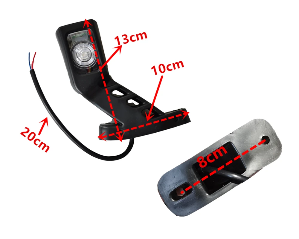 1pair 10-30v Car Truck Trailer Caravan Van 3 face Red Amber White 4 LED Marker Side Light Outline Lamp external Lights 24V
1pair 10-30v Car Truck Trailer Caravan Van 3 face Red Amber White 4 LED Marker Side Light Outline Lamp external Lights 24V
