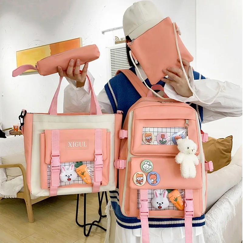 2021 New High-capacity Fashion Women's School Backpack Cute School Bags For Girls
2021 New High-capacity Fashion Women's School Backpack Cute School Bags For Girls