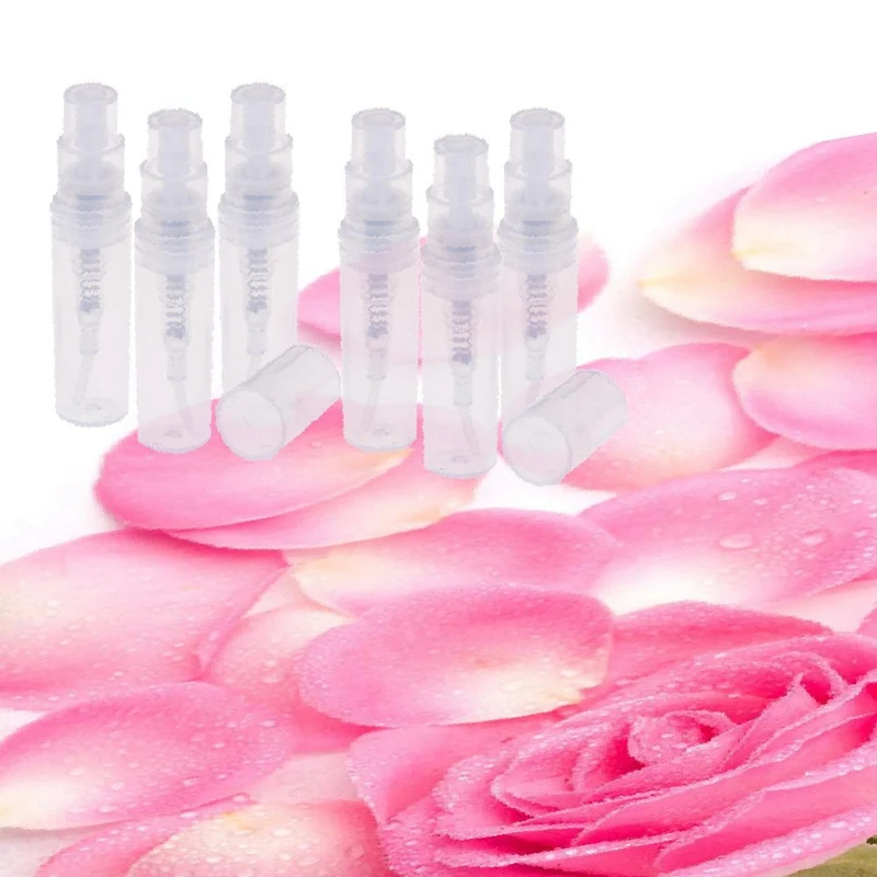 Mini Transparent 2 ML Spray Plastic Bottle Spray Perfume Empty Sample Bottle Suitable for Travel Party 60Pcs 
Mini Transparent 2 ML Spray Plastic Bottle Spray Perfume Empty Sample Bottle Suitable for Travel Party 60Pcs