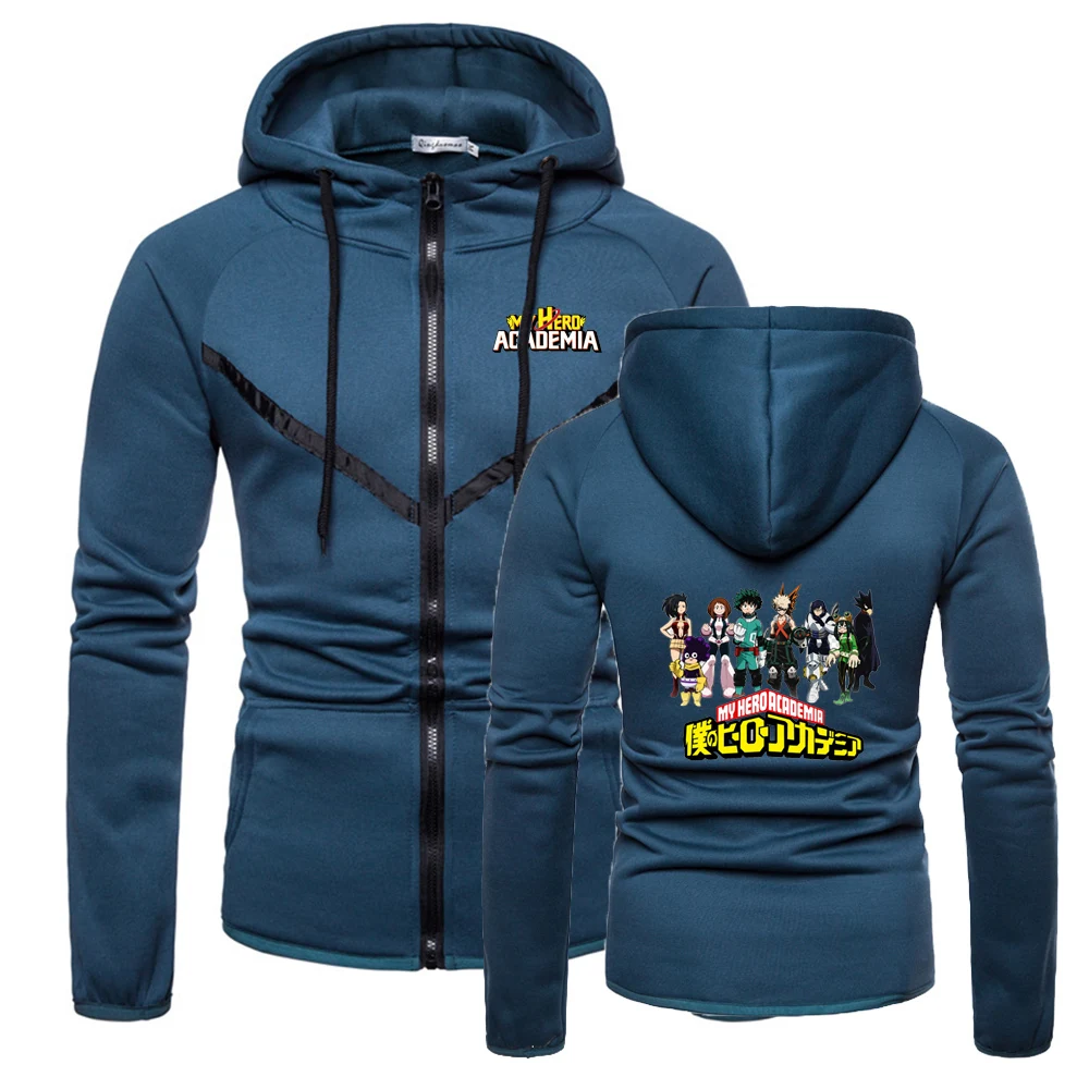 2020 New Mens Spring Anime My Hero Academia Zipper Muscle Sportswear Quality Comfortable Wild Fitness Sweatshirts Hoodies
2020 New Mens Spring Anime My Hero Academia Zipper Muscle Sportswear Quality Comfortable Wild Fitness Sweatshirts Hoodies