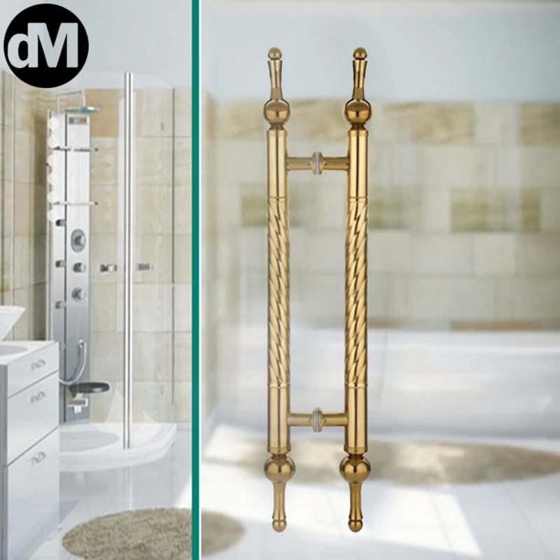 DM 2pcs/Set High-End Gate Handle Classical Glass Door Handles Stainless Steel 304 Multicolored Movie Shopping Mall Enterances
DM 2pcs/Set High-End Gate Handle Classical Glass Door Handles Stainless Steel 304 Multicolored Movie Shopping Mall Enterances