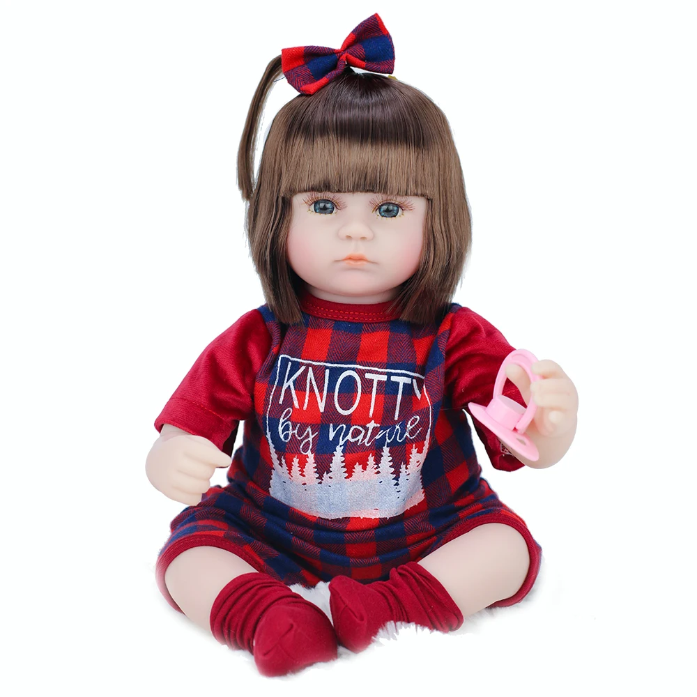 42cm Simulation Doll Short Hair Cute Bow Boy and Girl Birthday Gift Reborn Doll Vinyl Limb PP Cotton Filled Advanced Material
42cm Simulation Doll Short Hair Cute Bow Boy and Girl Birthday Gift Reborn Doll Vinyl Limb PP Cotton Filled Advanced Material