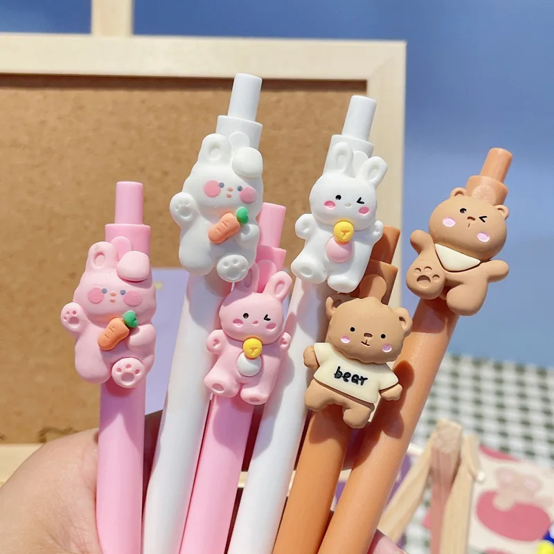 36 pcs/lot Kawaii Carrot Rabbit Press Gel Pen Cute 0.5mm Black ink Signature Pens School Office writing Supply Promotional Gift
36 pcs/lot Kawaii Carrot Rabbit Press Gel Pen Cute 0.5mm Black ink Signature Pens School Office writing Supply Promotional Gift