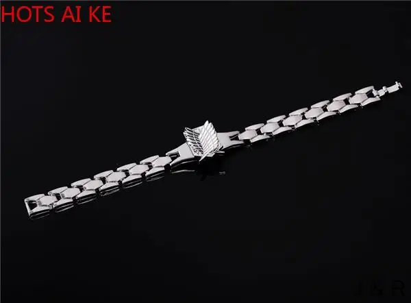 Store Souvenir Attack on Titans Wings of Liberty Alloy Bracelets for Men Women Anime Cosplay Survey Corps Bracelet
Store Souvenir Attack on Titans Wings of Liberty Alloy Bracelets for Men Women Anime Cosplay Survey Corps Bracelet
