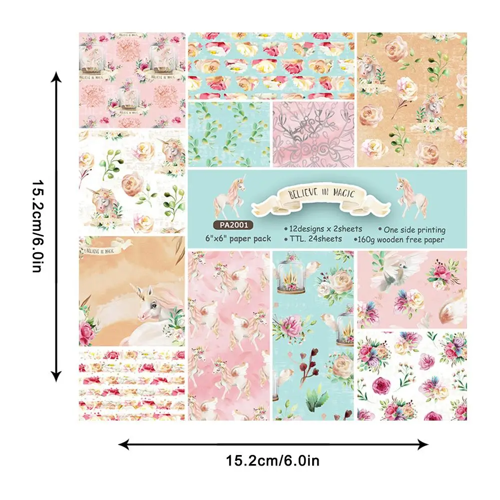 24 Sheets Patterned Paper Scrapbooking Paper Pack Handmade Craft Paper Craft Background Pad 6 Inch Scrapbook Card Making Paper
24 Sheets Patterned Paper Scrapbooking Paper Pack Handmade Craft Paper Craft Background Pad 6 Inch Scrapbook Card Making Paper