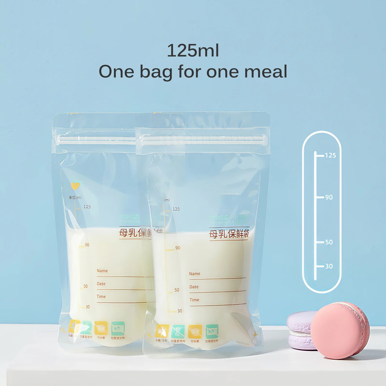 30pcs 125ml Newborn Baby Milk Storage Bag Good Sealing Milk Preservation Bag Leak-Proof Safe Feeding Breast Milk Storage Pouch
30pcs 125ml Newborn Baby Milk Storage Bag Good Sealing Milk Preservation Bag Leak-Proof Safe Feeding Breast Milk Storage Pouch