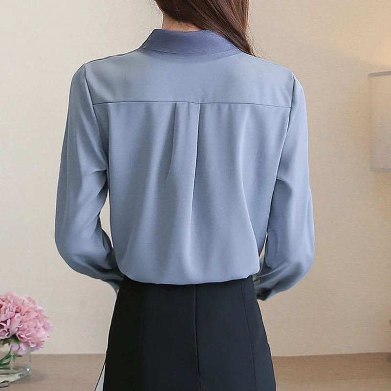 Blusas Mujer De Moda 2021 Womens Tops and Blouses Office Lady Solid Mesh Chiffon Spliced Cardigan Long Sleeve Shirts 10241
Blusas Mujer De Moda 2021 Womens Tops and Blouses Office Lady Solid Mesh Chiffon Spliced Cardigan Long Sleeve Shirts 10241