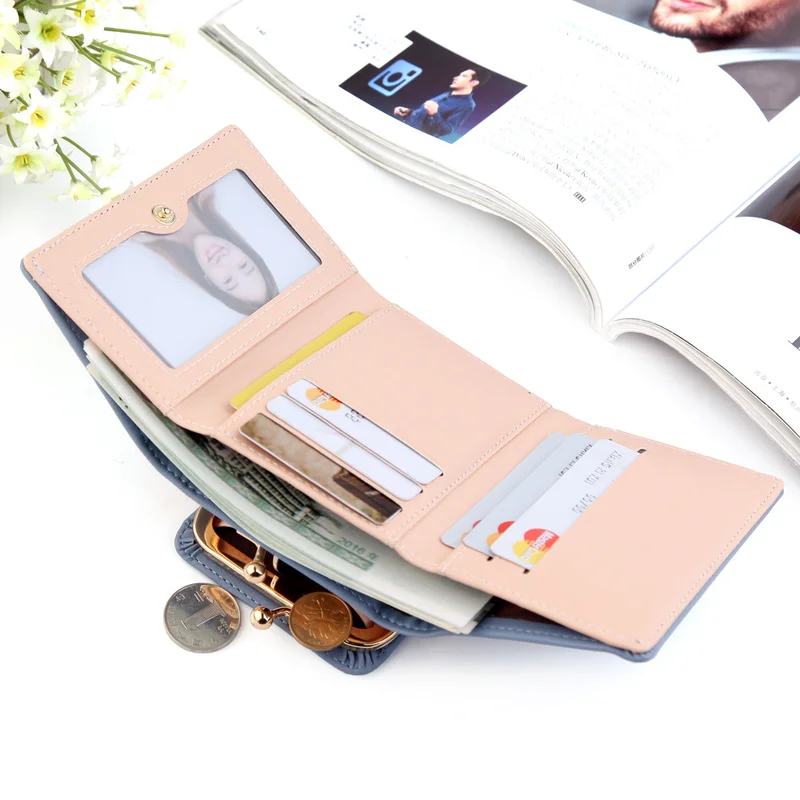 Wallet Women 2021 Lady Short Women Wallets Black Red Color Mini Money Purses Small Fold PU Leather Female Coin Purse Card Holder
Wallet Women 2021 Lady Short Women Wallets Black Red Color Mini Money Purses Small Fold PU Leather Female Coin Purse Card Holder