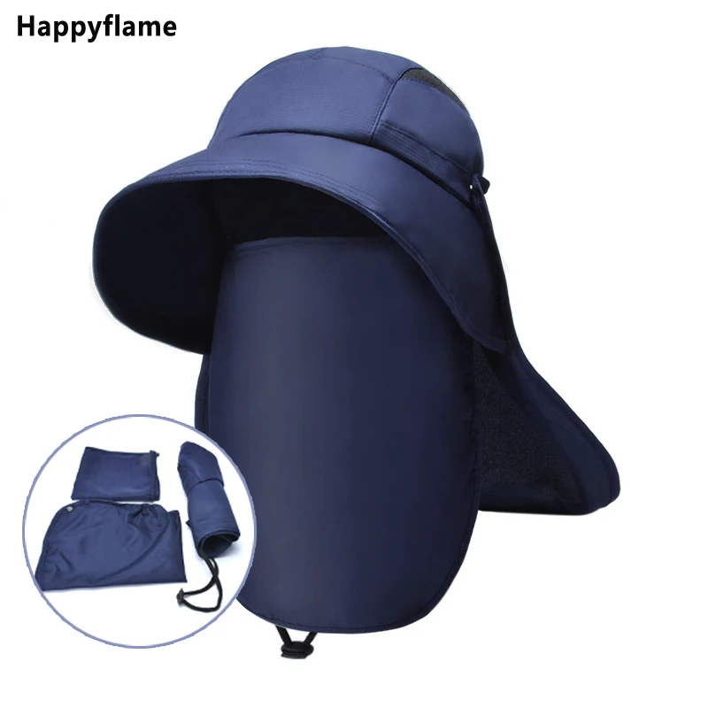 New 3-pcs Men Hiking Hats Women Fishing Cap Cloak Removable Face Neck Big Brim Hat Female Outdoor Cycling Anti-UV Visor Hat
New 3-pcs Men Hiking Hats Women Fishing Cap Cloak Removable Face Neck Big Brim Hat Female Outdoor Cycling Anti-UV Visor Hat