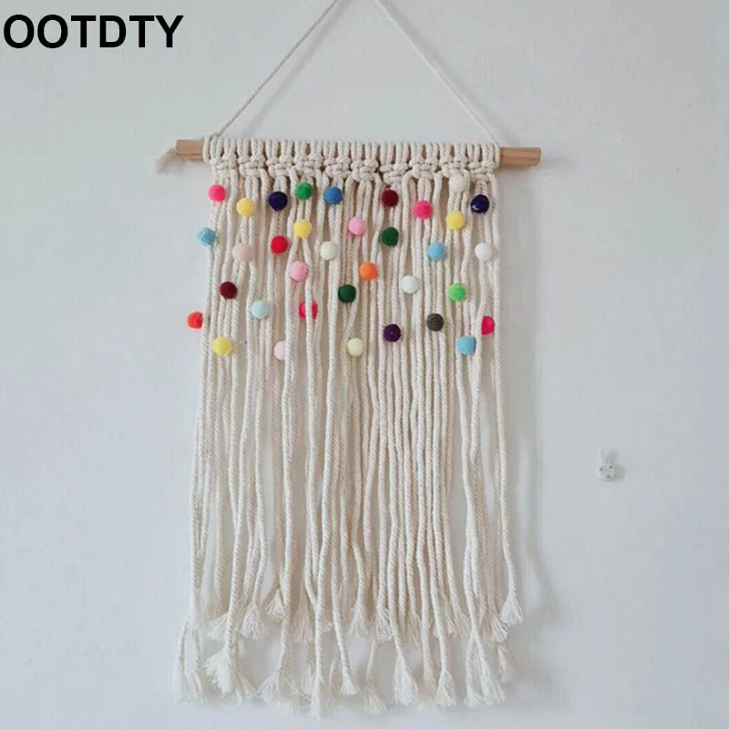 Colorful Wall Hanging Woven Tapestry Bohemian Handmade Cotton Tassel Tapestries Kids Room Decorations
Colorful Wall Hanging Woven Tapestry Bohemian Handmade Cotton Tassel Tapestries Kids Room Decorations
