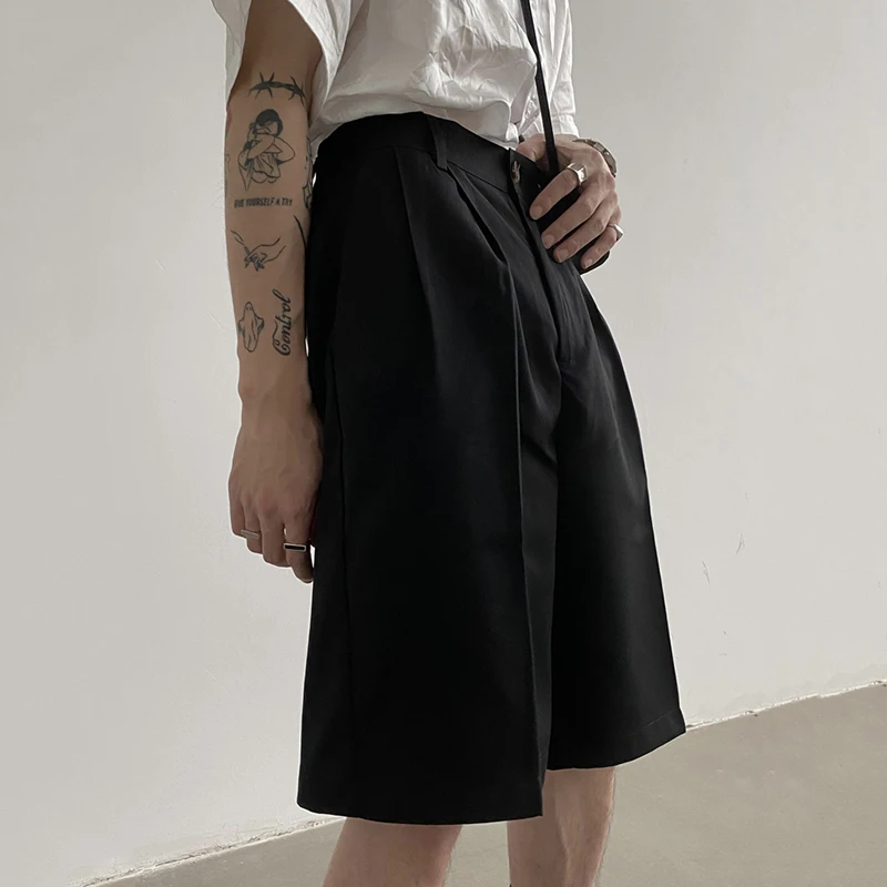 IEFB Knee Length Suit Shorts Men's 2021 Summer New Korean Versatile Loose Straight Casual Shorts Balck Grey Khaki Bottoms 9Y7947
IEFB Knee Length Suit Shorts Men's 2021 Summer New Korean Versatile Loose Straight Casual Shorts Balck Grey Khaki Bottoms 9Y7947