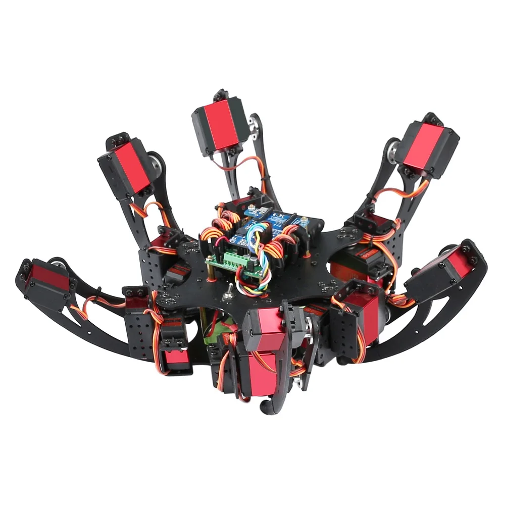 Hexapod Robot Spider Crawling Robot PS2 Control 25kg Metal Steering Gear Free Source Code for Arduino DIY STEM Program Toy Kit
Hexapod Robot Spider Crawling Robot PS2 Control 25kg Metal Steering Gear Free Source Code for Arduino DIY STEM Program Toy Kit